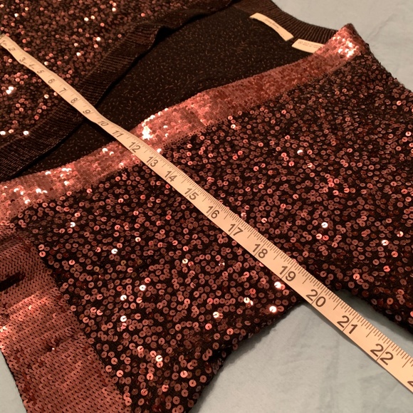 Neiman Marcus 100% Cashmere All Over Sequin Shrug - Picture 6 of 8